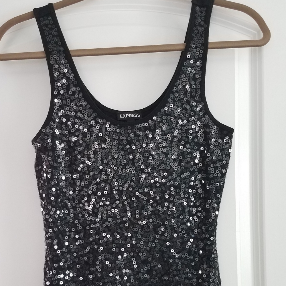 EXPRESS Sequin Tank